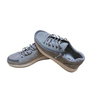 BILLY Comfort Low Sneakers Mens 10M Gray‎ Suede Adaptive Easy On Shoes New